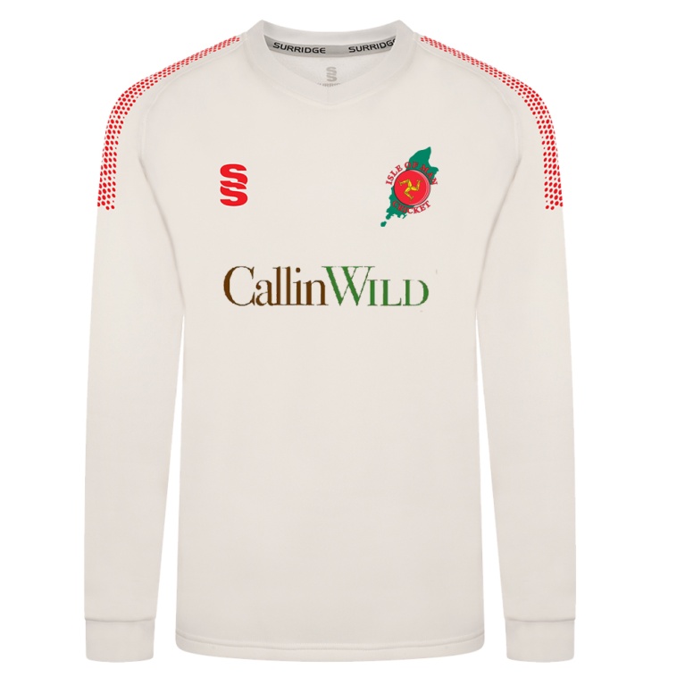 isle of man ca BLAST LONG SLEEVE WOMEN'S SWEATER - Ivory